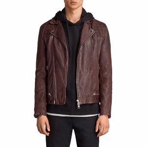 AllSaints Biker Leather Jacket